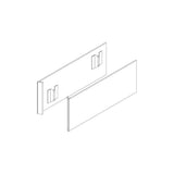 Robern - Cartesian and Profiles Side Kit, 15'' H x 21'' D, Pair Side Kits, Matte Black - Matte Black