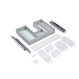 Robern - Slim Drawer Insert, 22-3/16'' x 3-3/4'' x 15-3/8'', Plumbing Drawer, Use in 24'' Drawer