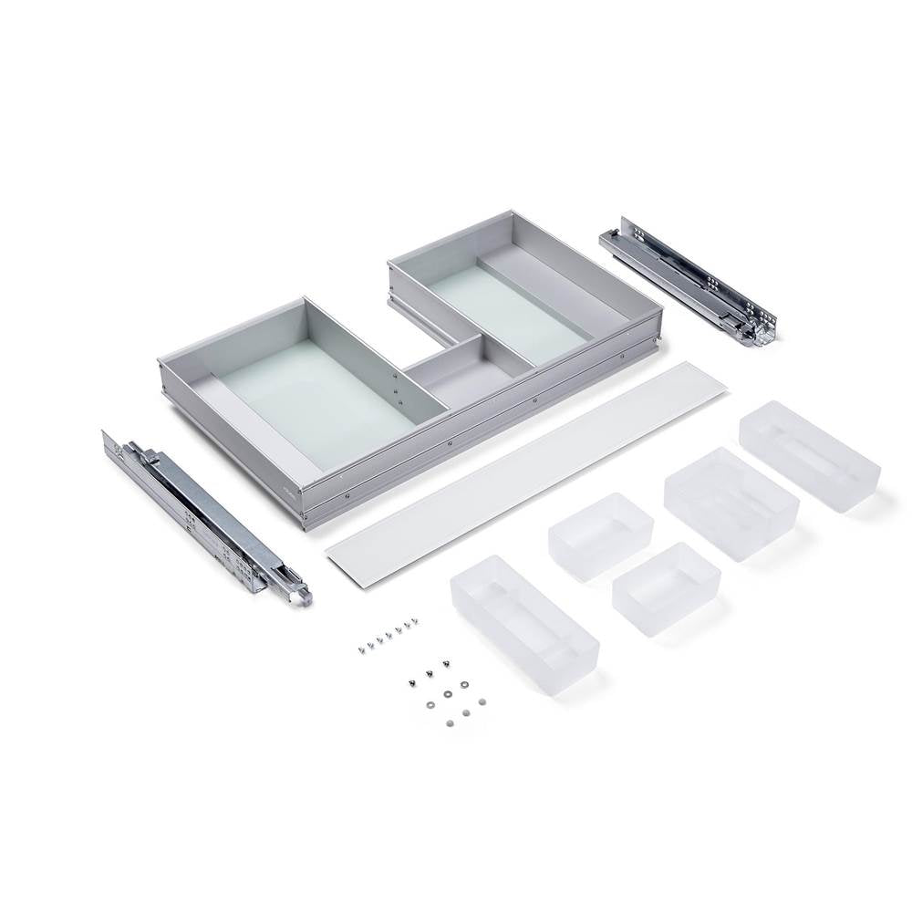 Robern - Slim Drawer Insert, 28-3/16'' x 3-3/4'' x 15-3/8'', Plumbing Drawer, Use in 30'' Drawer