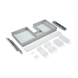Robern - Slim Drawer Insert, 34-3/16'' x 3-3/4'' x 15-3/8'', Plumbing Drawer, Use in 36'' Drawer