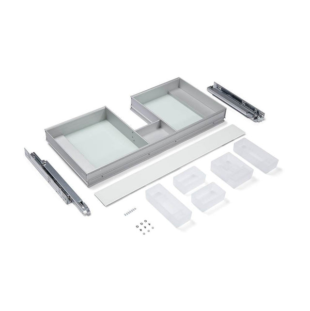 Robern - Slim Drawer Insert, 34-3/16'' x 3-3/4'' x 15-3/8'', Plumbing Drawer, Use in 36'' Drawer