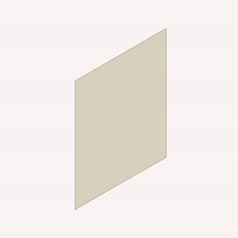 Robern - CART SIDE KIT SINGLE, H22.5,D21,MA SAND - No Finish