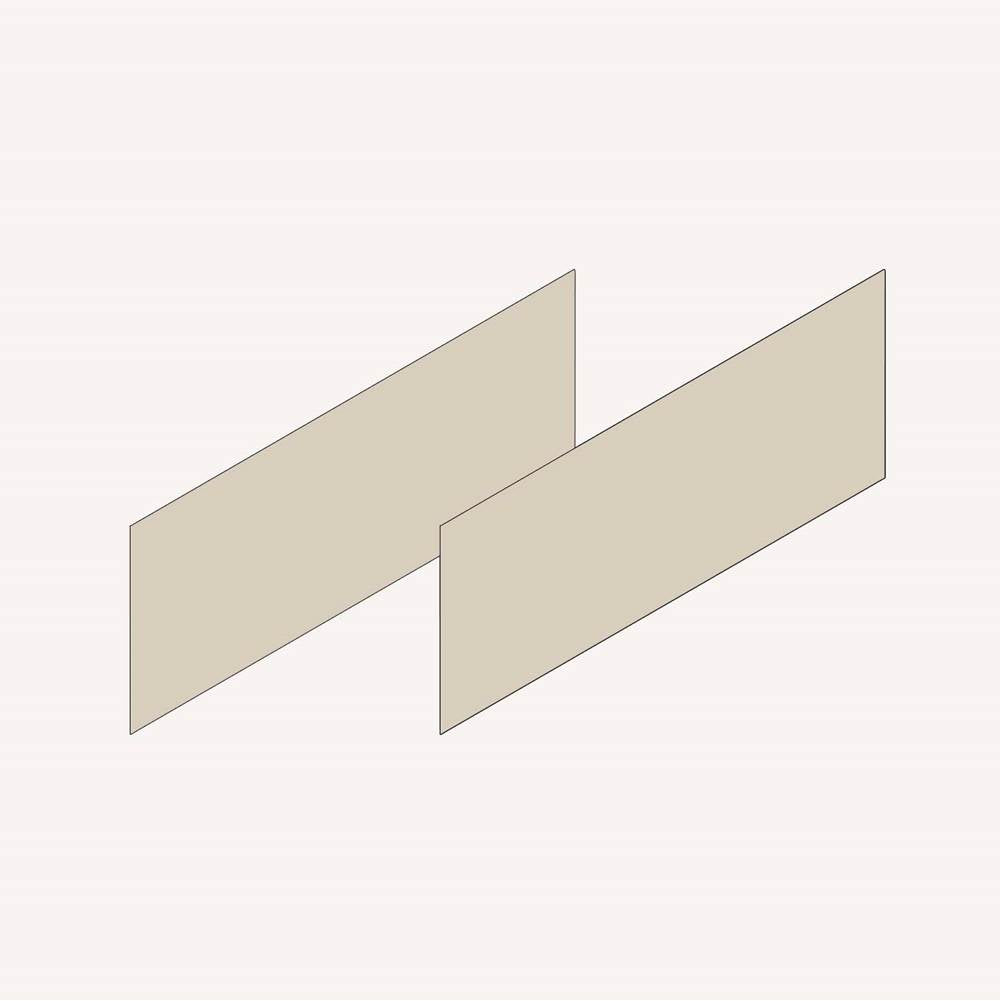 Robern - CART SIDE KIT PAIR, H7.5,D21,MA SAND - No Finish