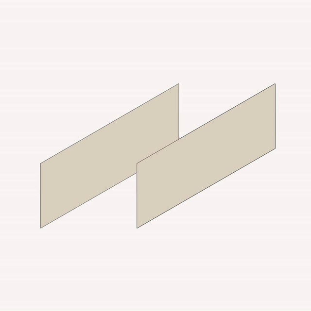 Robern - CART SIDE KIT PAIR, H7.5,D21,MA SAND - No Finish
