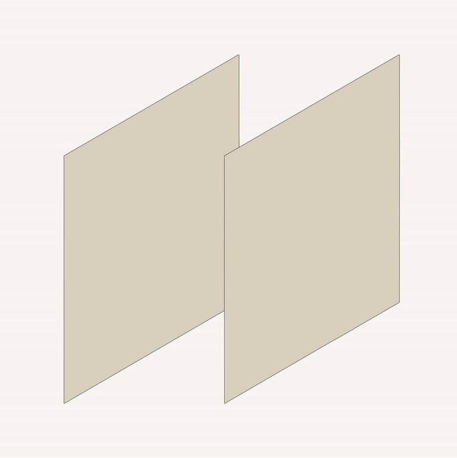 Robern - CART SIDE KIT PAIR, H22.5,D21,MA SAND - No Finish