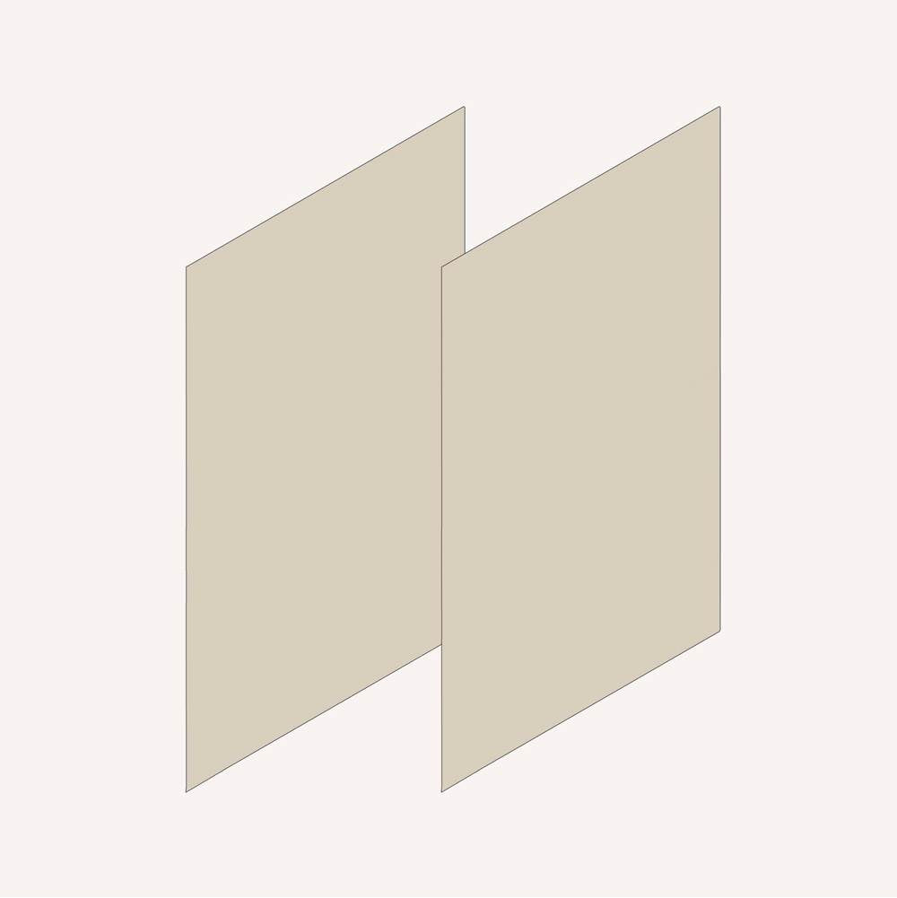 Robern - CART SIDE KIT PAIR, H30,D21,MA SAND - No Finish