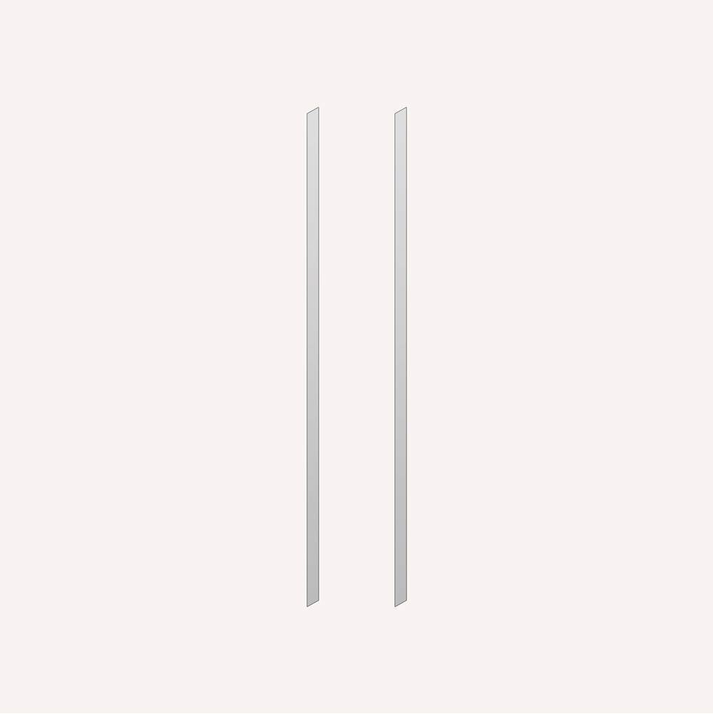 Robern - P2/M2, SURFACE KIT, 72'', D6, S REC,PLAIN - No Finish