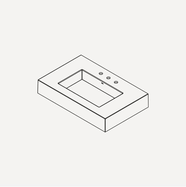 Robern - Bodo/ Skaarsgard Integrated Vanity Top (36'') - Matte White