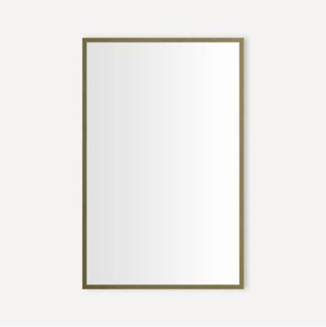 Robern - MIRROR, THIN FRAME METAL 2030, AGD BRASS - Aged Brass