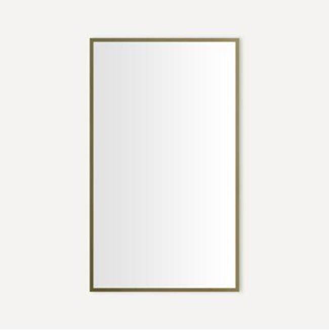 Robern - MIRROR, THIN FRAME METAL 2440, AGD BRASS - Aged Brass