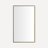 Robern - MIRROR, THIN FRAME METAL 2440, AGD BRASS - Aged Brass