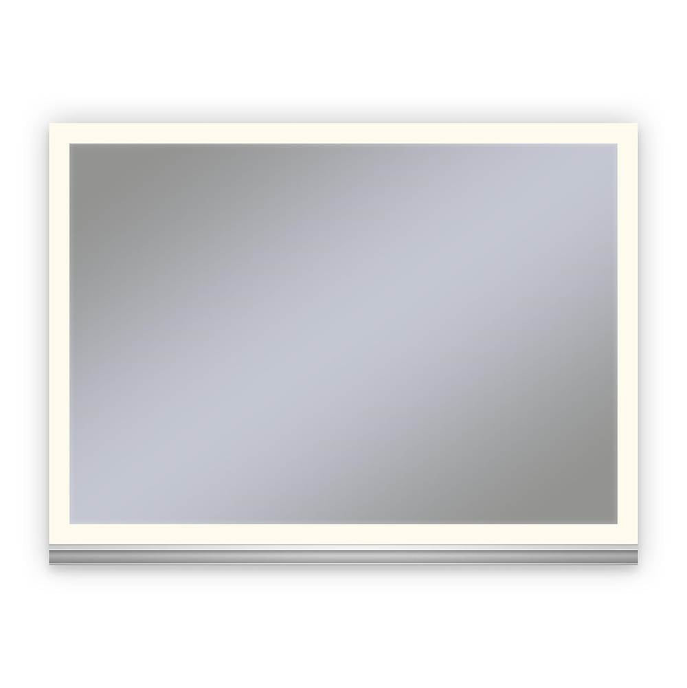 Robern - Uplift Tech Cabinet, 36'' x 27'' x 6'', Perimeter Light Pattern Mirror, 2700K Color Temperature (Warm White), Dimmable, Electric - Anodized Aluminum