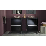 Engineered Stone Vanity Top, 37'' x 22'' x 3/4'', Center Undercounter Sink, White Zeus Extreme, Single Hole