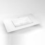 Robern - Glass Vanity Top, 31'' x 19'' x 19/32'', Center Integrated Sink, Single Hole, White
