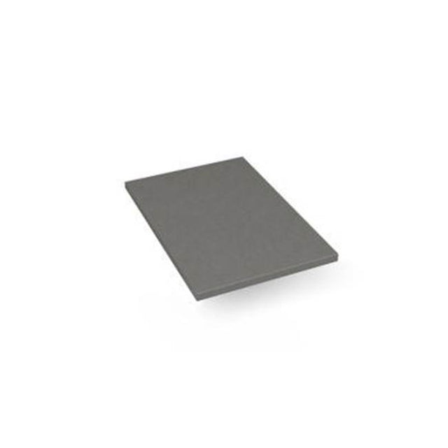 Robern - Engineered Stone Vanity Top, 13'' x 19'' x 3/4'', Dry Top, Stone Gray