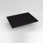 Robern - Engineered Stone Vanity Top, 25'' x 19'' x 3/4'', Dry Top, Lava Black