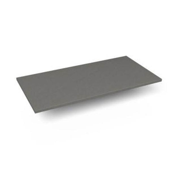 Robern - Engineered Stone Vanity Top, 37'' x 19'' x 3/4'', Dry Top, Stone Gray