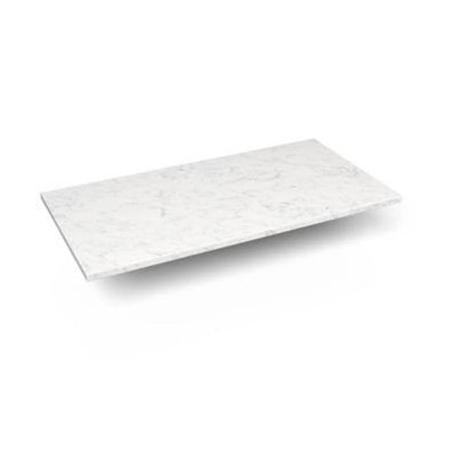 Robern - Engineered Stone Vanity Top, 37'' x 19'' x 3/4'', Dry Top, Lyra