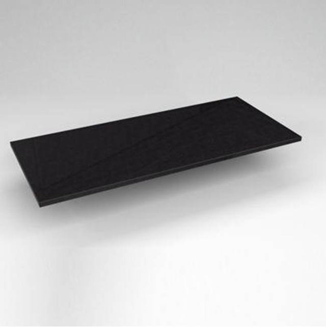 Robern - Engineered Stone Vanity Top, 43'' x 19'' x 3/4'', Dry Top, Lava Black