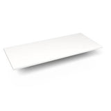 Robern - Engineered Stone Vanity Top, 43'' x 19'' x 3/4'', Dry Top, White Zeus Extreme