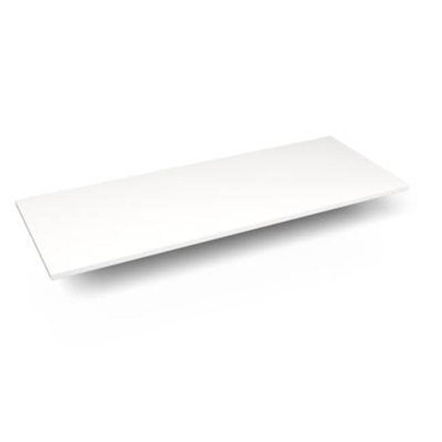Robern - Engineered Stone Vanity Top, 49'' x 19'' x 3/4'', Dry Top, White Zeus Extreme