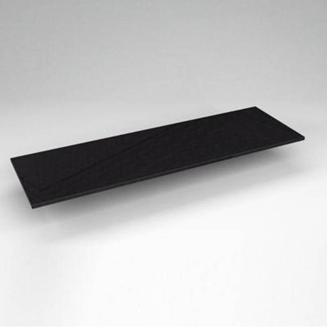 Robern - Engineered Stone Vanity Top, 61'' x 19'' x 3/4'', Dry Top, Lava Black