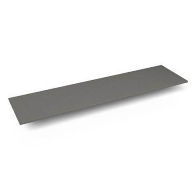 Robern - Engineered Stone Vanity Top, 73'' x 19'' x 3/4'', Dry Top, Stone Gray