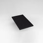 Robern - Engineered Stone Vanity Top, 13'' x 22'' x 3/4'', Dry Top, Lava Black