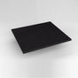 Robern - Engineered Stone Vanity Top, 25'' x 22'' x 3/4'', Dry Top, Lava Black