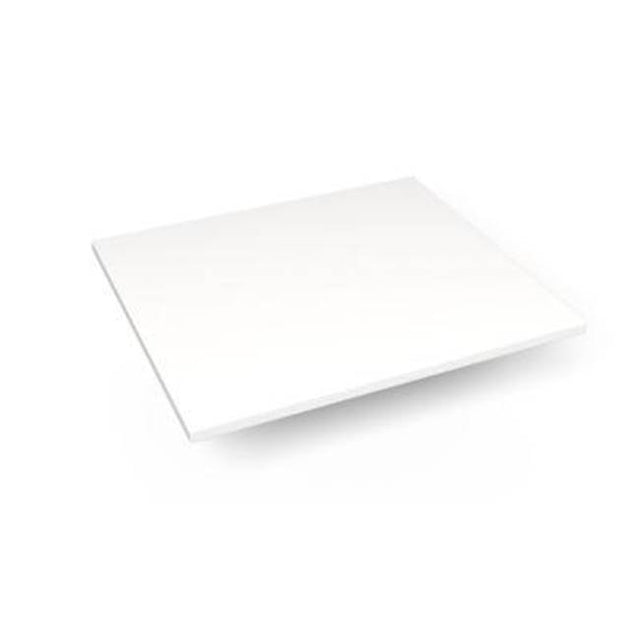 Robern - Engineered Stone Vanity Top, 25'' x 22'' x 3/4'', Dry Top, White Zeus Extreme