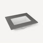 Robern - Engineered Stone Vanity Top, 25'' x 22'' x 3/4'', Center Undercounter Sink, Stone Gray, Single Hole
