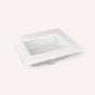 Robern - Engineered Stone Vanity Top, 25'' x 22'' x 3/4'', Center Undercounter Sink, Quartz White, Single Hole