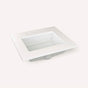 Robern - Engineered Stone Vanity Top, 25'' x 22'' x 3/4'', Center Undercounter Sink, Quartz White, Three Hole