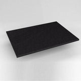 Robern - Engineered Stone Vanity Top, 31'' x 22'' x 3/4'', Dry Top, Lava Black