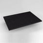Robern - Engineered Stone Vanity Top, 31'' x 22'' x 3/4'', Dry Top, Lava Black