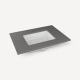 Robern - Engineered Stone Vanity Top, 31'' x 22'' x 3/4'', Center Undercounter Sink, Stone Gray, Single Hole