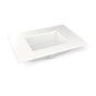 Robern - Engineered Stone Vanity Top, 31'' x 22'' x 3/4'', Center Undercounter Sink, White Zeus Extreme, Single Hole