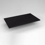 Robern - Engineered Stone Vanity Top, 37'' x 22'' x 3/4'', Dry Top, Lava Black