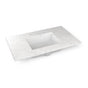 Robern - Engineered Stone Vanity Top, 37'' x 22'' x 3/4'', Center Undercounter Sink, Lyra, Three Hole