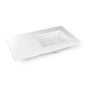 Robern - Engineered Stone Vanity Top, 37'' x 22'' x 3/4'', Right Offset Undercounter Sink, Quartz White, Three Hole