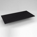 Robern - Engineered Stone Vanity Top, 43'' x 22'' x 3/4'', Dry Top, Lava Black