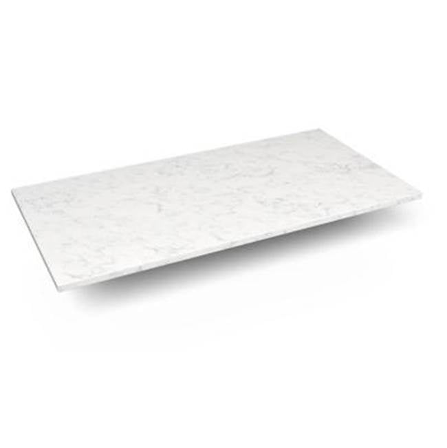 Robern - Engineered Stone Vanity Top, 43'' x 22'' x 3/4'', Dry Top, Lyra