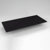 Robern - Engineered Stone Vanity Top, 49'' x 22'' x 3/4'', Dry Top, Lava Black