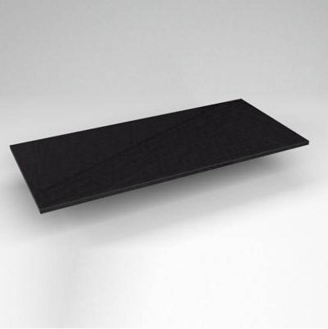 Robern - Engineered Stone Vanity Top, 49'' x 22'' x 3/4'', Dry Top, Lava Black