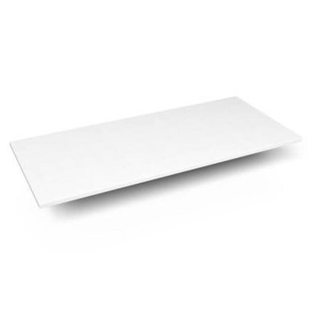 Robern - Engineered Stone Vanity Top, 49'' x 22'' x 3/4'', Dry Top, Quartz White