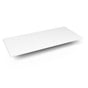 Robern - Engineered Stone Vanity Top, 49'' x 22'' x 3/4'', Dry Top, Quartz White