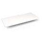 Robern - Engineered Stone Vanity Top, 49'' x 22'' x 3/4'', Dry Top, White Zeus Extreme
