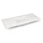 Robern - Engineered Stone Vanity Top, 49'' x 22'' x 3/4'', Center Undercounter Sink, Lyra, Single Hole