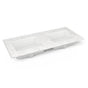 Robern - Engineered Stone Vanity Top, 49'' x 22'' x 3/4'', Double Undercounter Sink, Lyra, Single Hole
