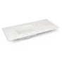 Robern - Engineered Stone Vanity Top, 49'' x 22'' x 3/4'', Left Offset Undercounter Sink, Lyra, Single Hole